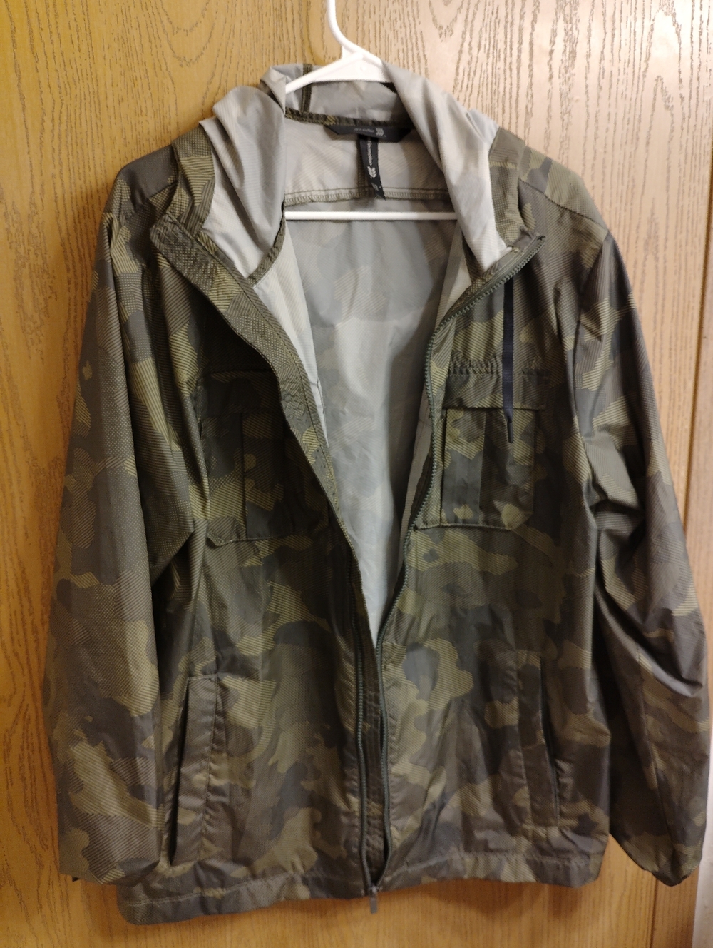 all in motion Olive Camo Hooded Field Jacket